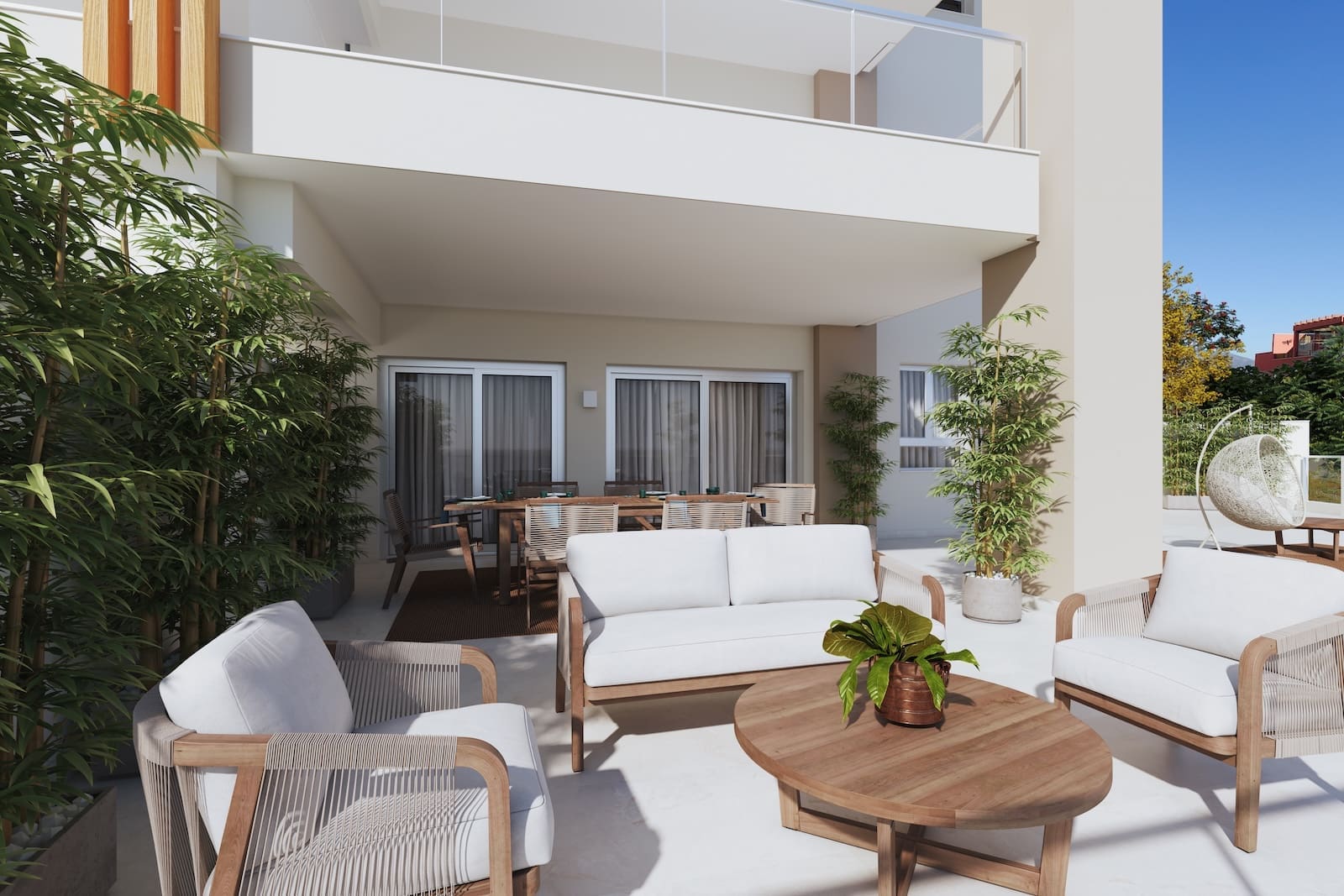 A4-Vista Luce sea view apartments in Mijas with luxury finish MDR Luxury Homes -apartments-Mijas-terrace-groundfloor | MDR Luxury Homes Vista Luce sea view apartments in Mijas with luxury finish – MDR Luxury Homes