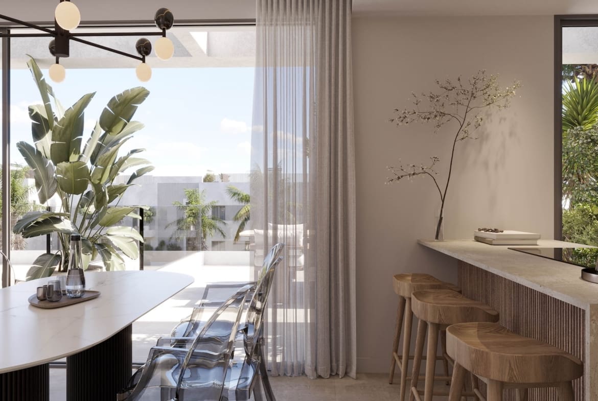 Modern apartment with private terrace at The Palms Estepona – MDR Luxury Homes