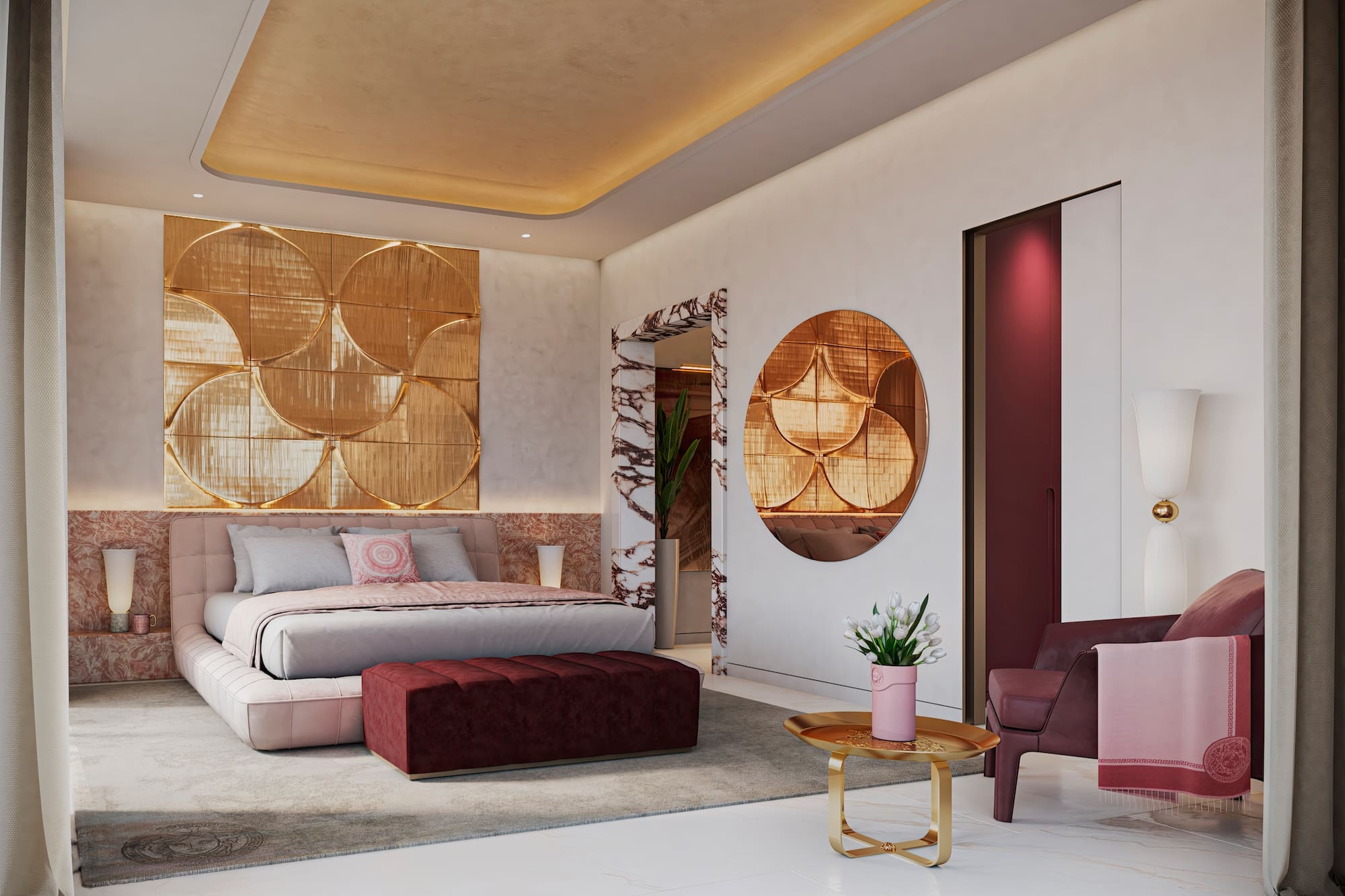 Ocho de Oro luxury villa in Marbella with Versace interior and private pool – MDR Luxury Homes