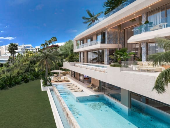 Ocho de Oro luxury villa in Marbella with Versace interior and private pool MDR Luxury Homes Exterior Villa 2 | MDR Luxury Homes Ocho de Oro luxury villa in Marbella with Versace interior and private pool – MDR Luxury Homes