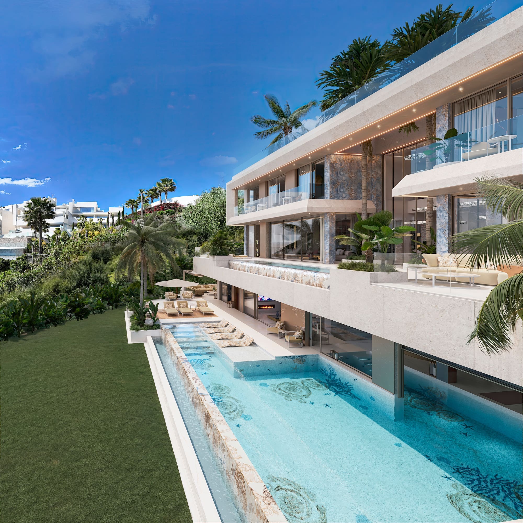 Ocho de Oro luxury villa in Marbella with Versace interior and private pool – MDR Luxury Homes