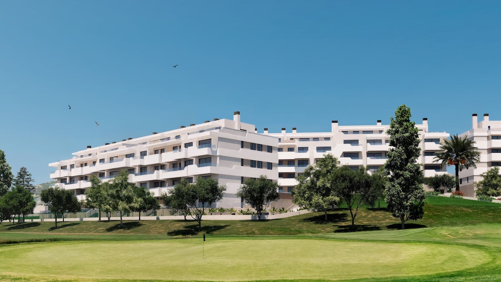 Suite Mijas Golf apartments for sale with golf views and pool – MDR Luxury Homes