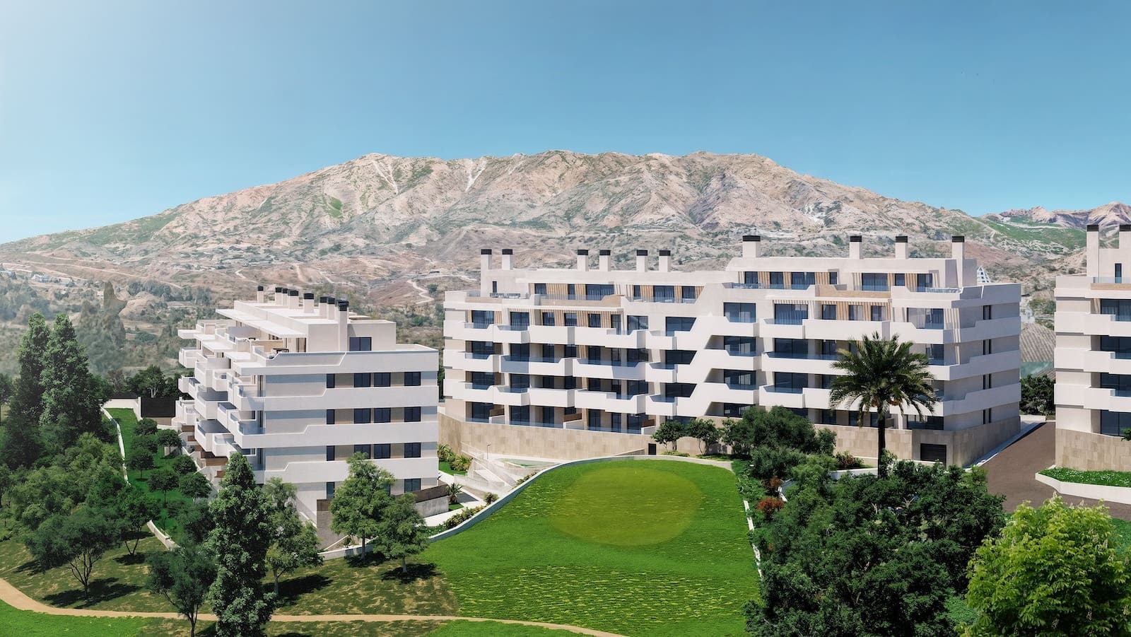Suite Mijas Golf apartments for sale with golf views and pool - MDR Luxury Homes