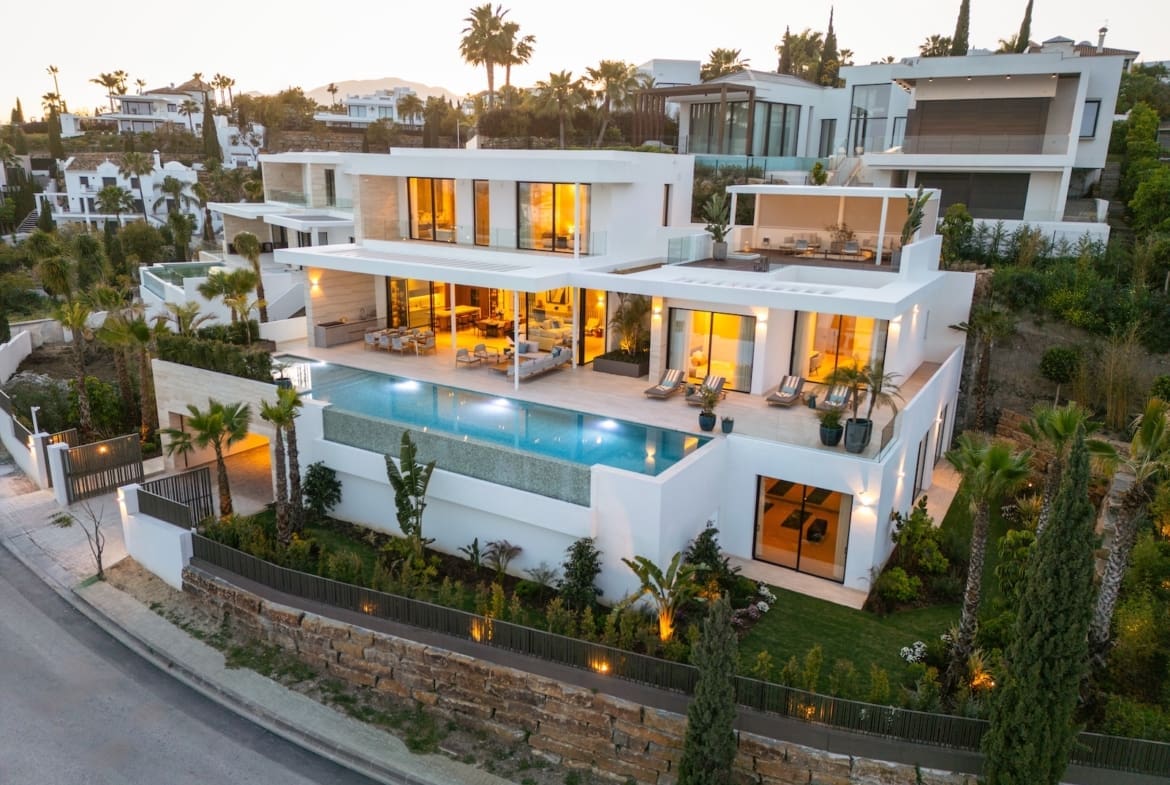 Villa Avani in Los Flamingos with sea view, infinity pool and spa – MDR Luxury Homes