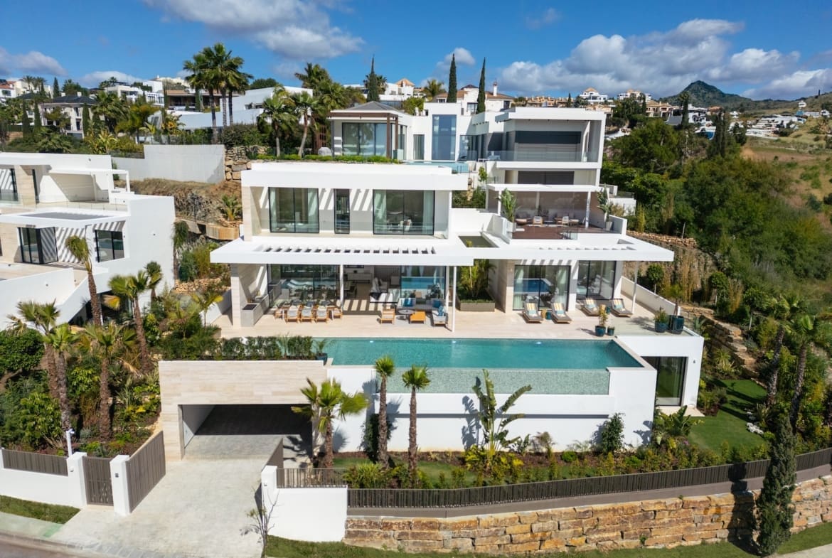 Villa Avani in Los Flamingos with sea view, infinity pool and spa – MDR Luxury Homes