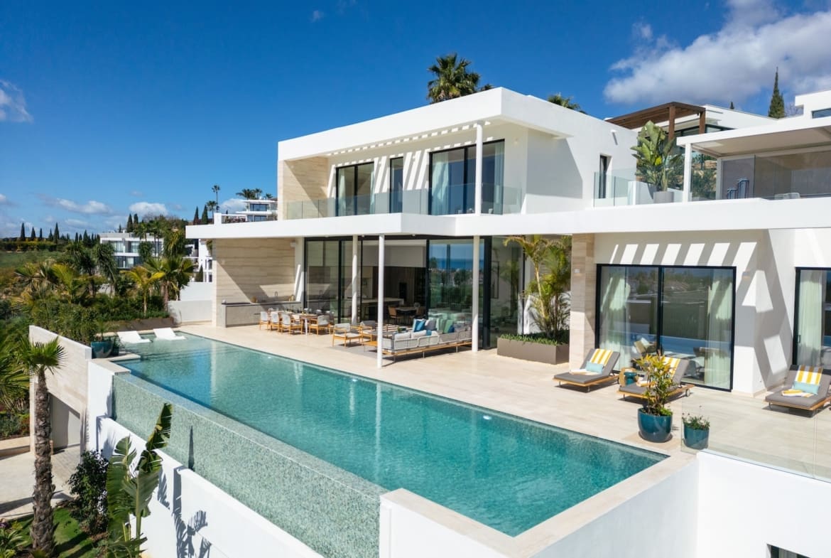 Villa Avani in Los Flamingos with sea view, infinity pool and spa – MDR Luxury Homes