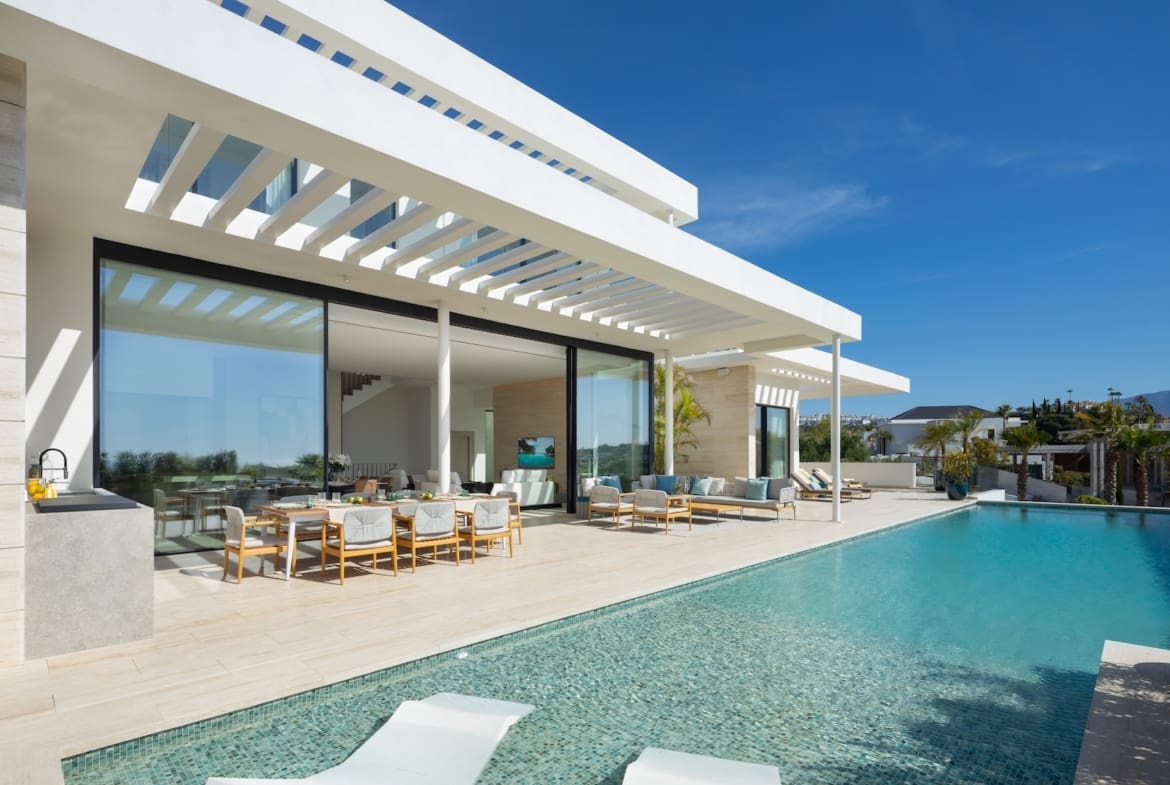 Villa Avani in Los Flamingos with sea view, infinity pool and spa – MDR Luxury Homes