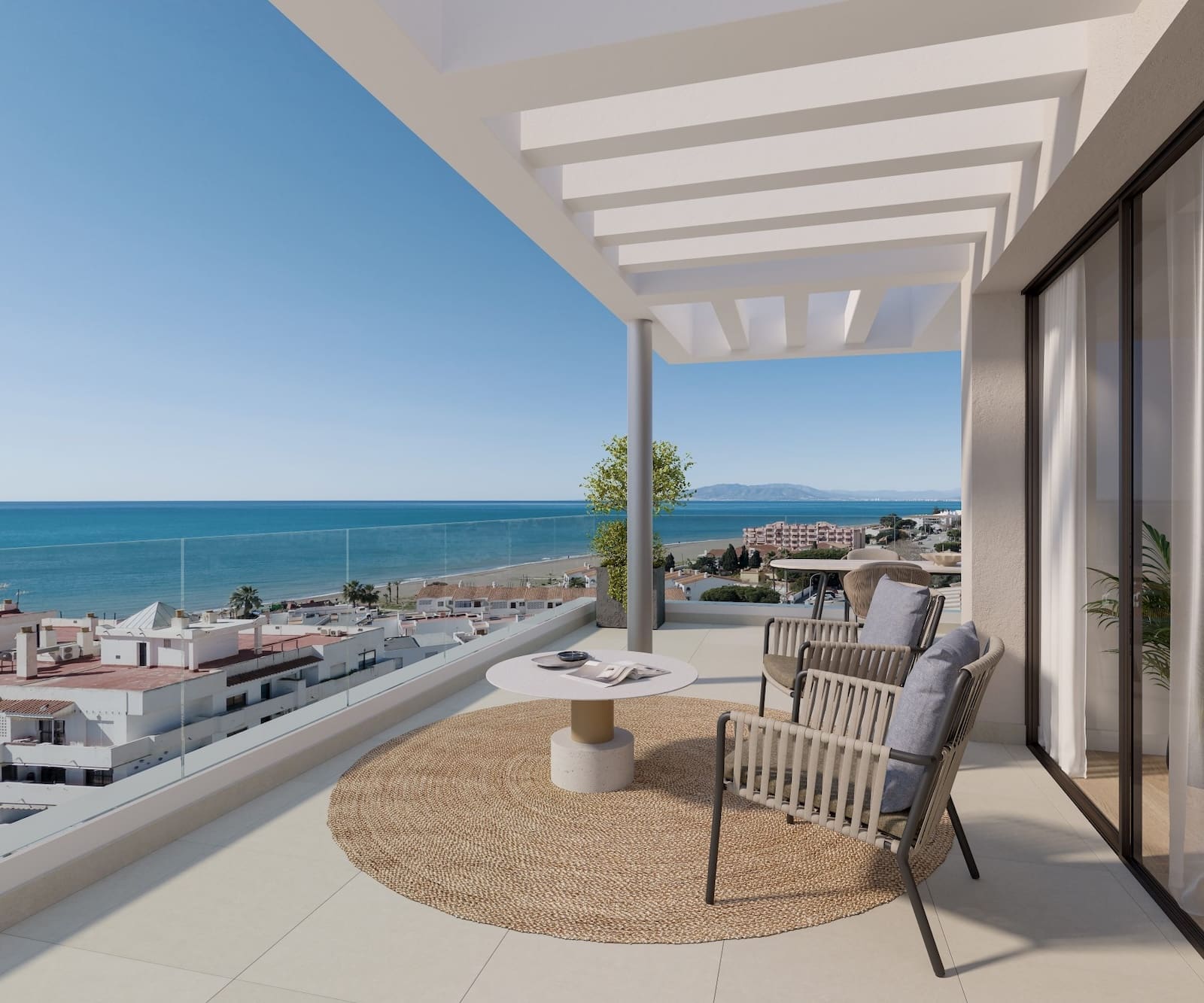 Almara Residences beachfront apartments in Rincon de la Victoria near Malaga by MDR Luxury Homes TerrazaCemento-scaled | MDR Luxury Homes Almara Residences beachfront apartments in Rincon de la Victoria near Malaga by MDR Luxury Homes