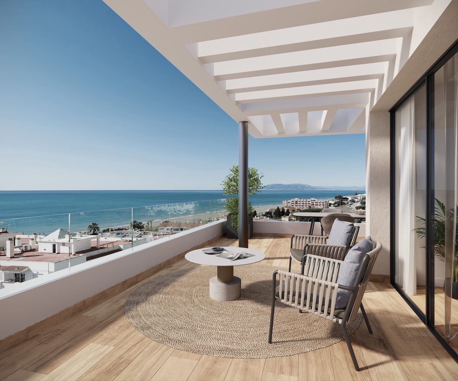 Almara Residences beachfront apartments in Rincon de la Victoria near Malaga by MDR Luxury Homes TerrazaMadera-HQ-scaled Almara Residences beachfront apartments in Rincon de la Victoria near Malaga by MDR Luxury Homes
