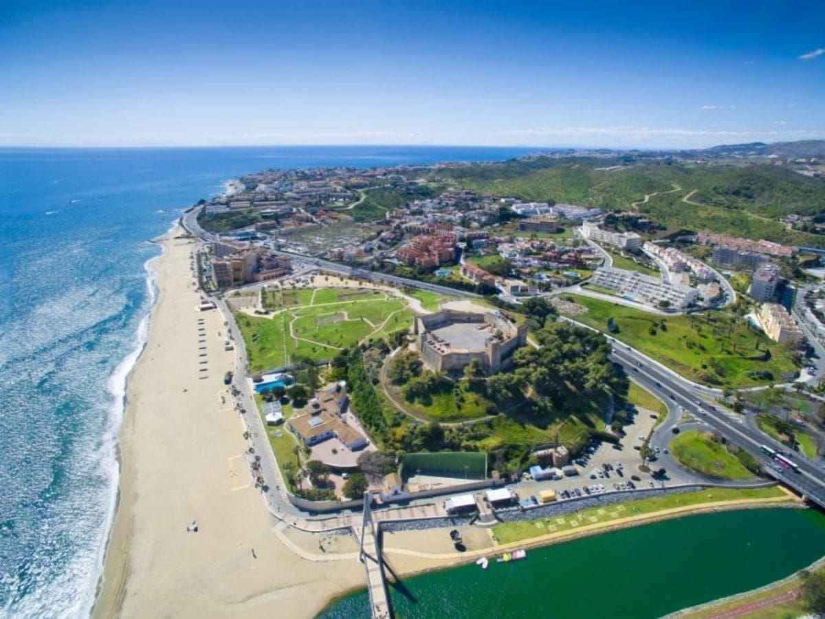 Mijas Costa aerial view