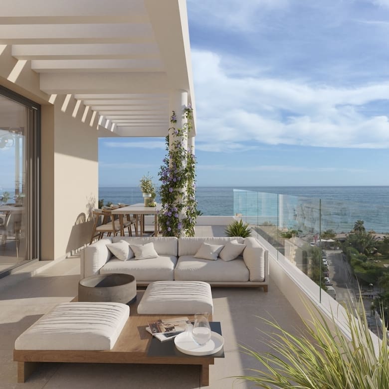 Almara Residences beachfront apartments in Rincon de la Victoria near Malaga by MDR Luxury Homes