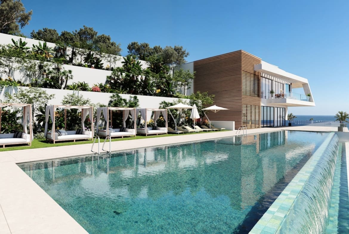 Serenity Hills luxury homes in Elviria Marbella with sea views and wellness center – MDR Luxury Homes
