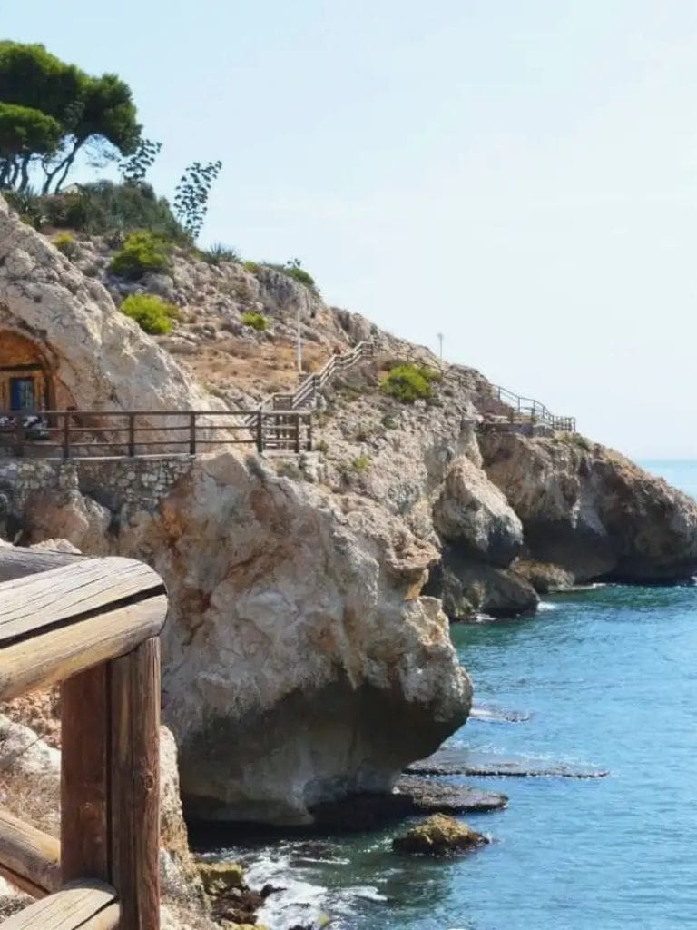 kustlijn van Rincón de la Victoria nabij Málaga