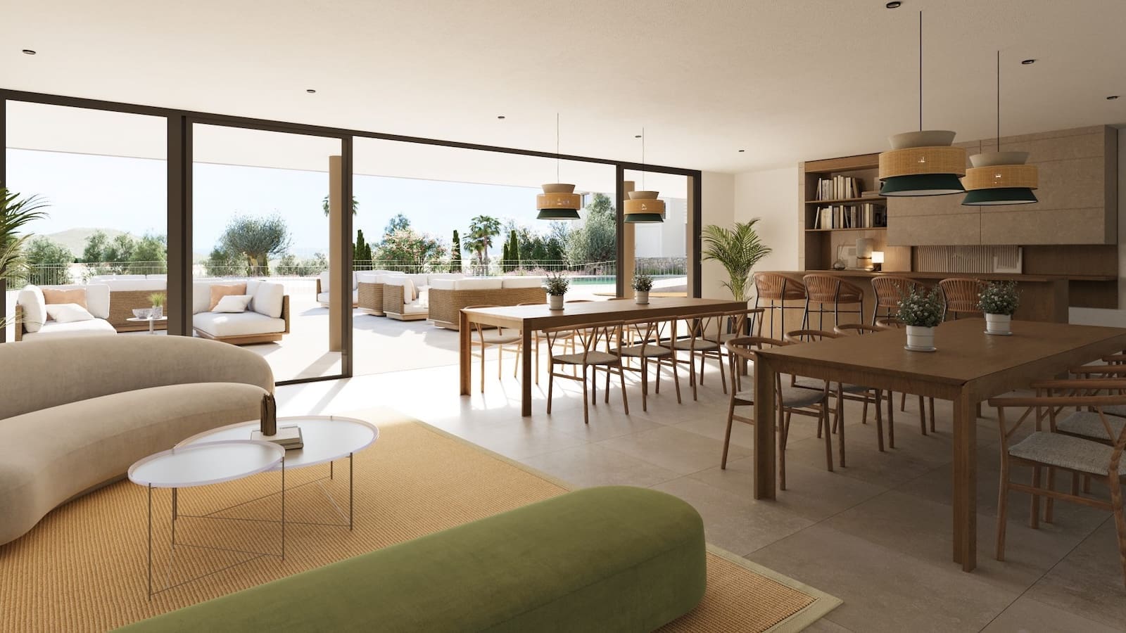 Greenity in Mijas Costa by MDR Luxury Homes, modern new build homes with large terraces and open Mediterranean views