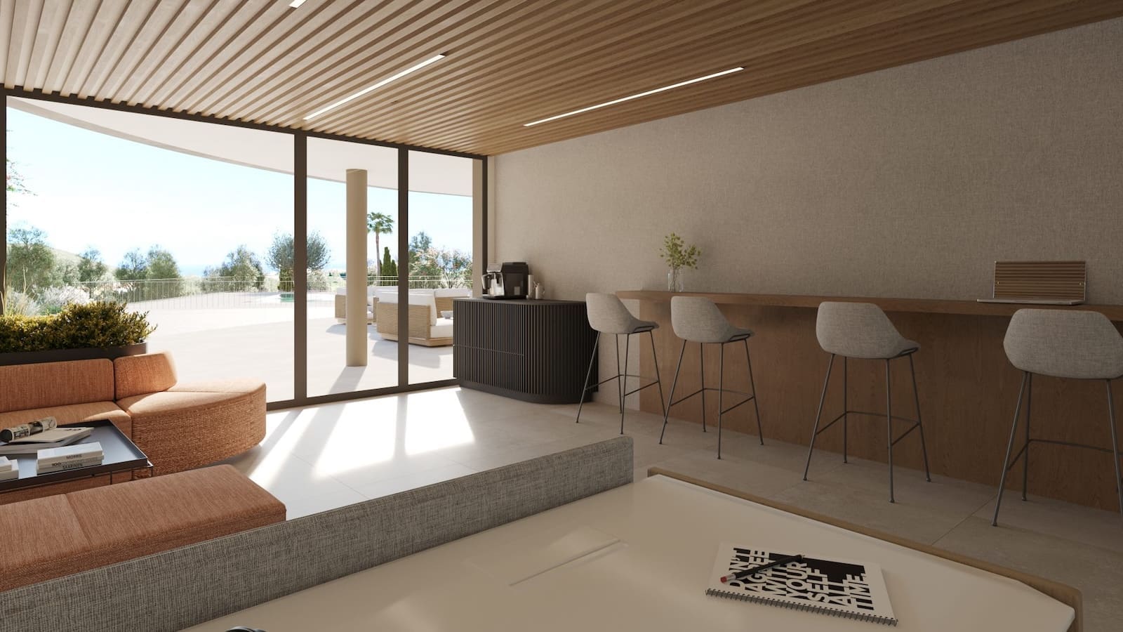 Greenity in Mijas Costa by MDR Luxury Homes, modern new build homes with large terraces and open Mediterranean views