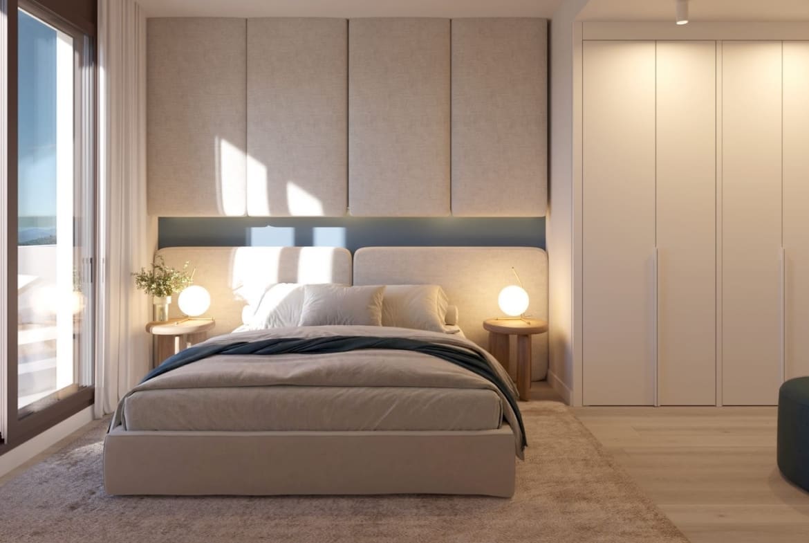 Greenity in Mijas Costa by MDR Luxury Homes, modern new build homes with large terraces and open Mediterranean views