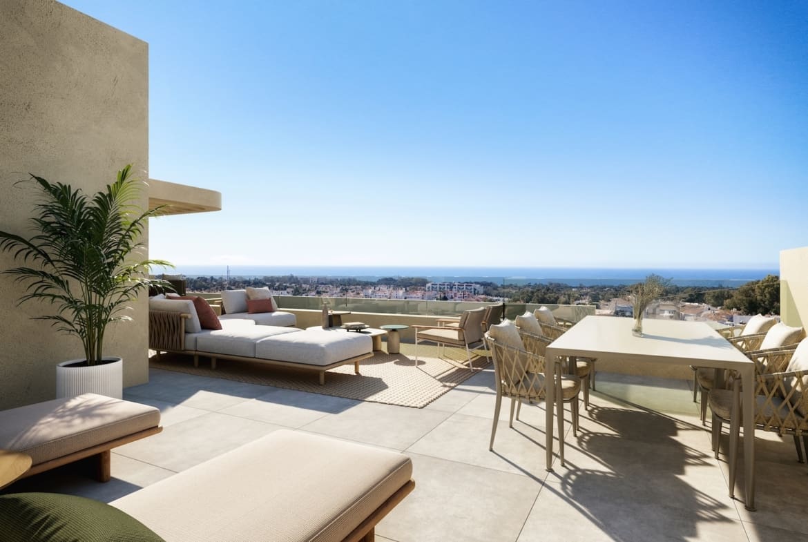 Luxury apartments Omnia Estepona with terrace and natural light – MDR Luxury Homes