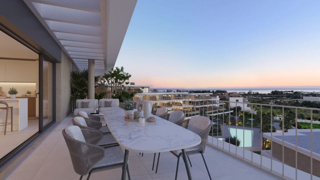Adagio Cancelada luxury apartments with sea view MDR Luxury Homes