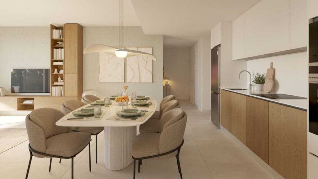 Aire new build apartments in Cancelada on the New Golden Mile by MDR Luxury Homes