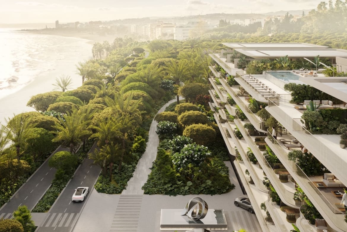 Tyrian Estepona beachfront luxury residences with panoramic sea views by MDR Luxury Homes