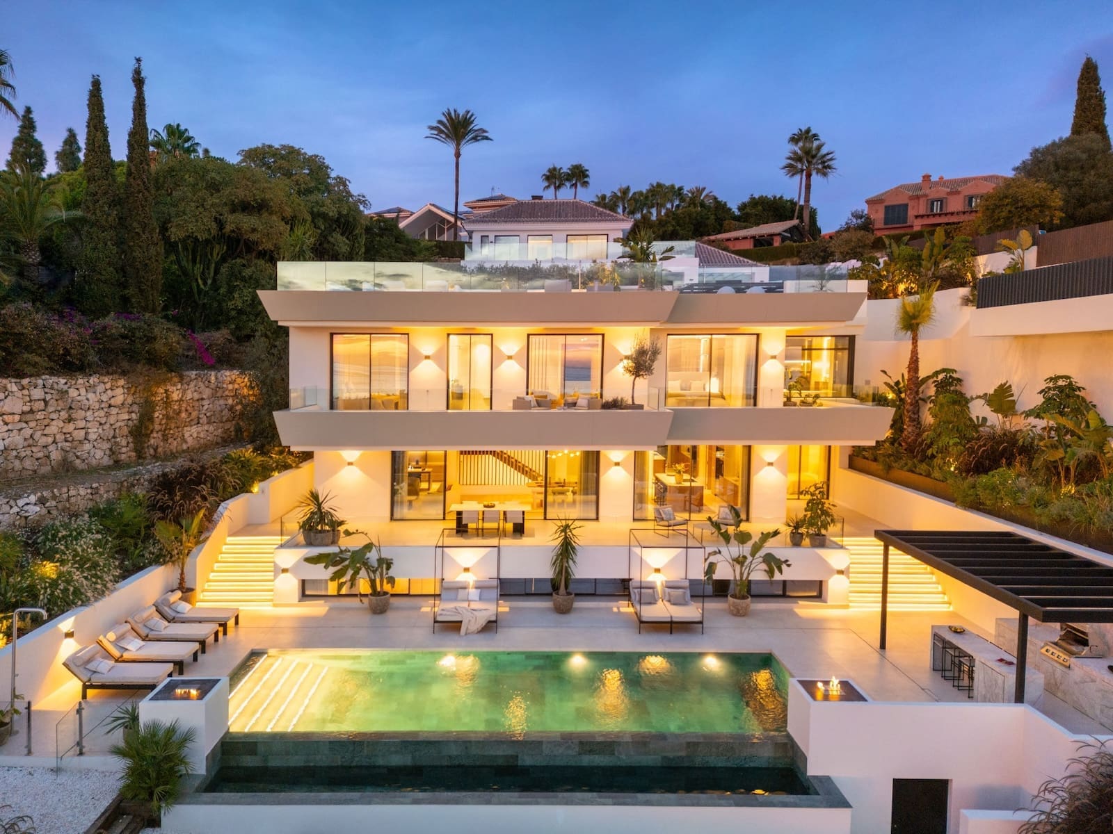 Villa Ember luxury villa in Elviria Marbella East with sea views and private pool by MDR Luxury Homes