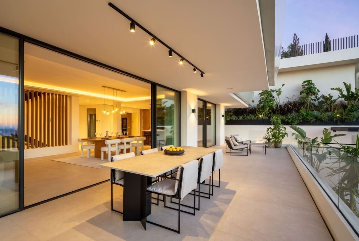 Villa Ember luxury villa in Elviria Marbella East with sea views and private pool by MDR Luxury Homes