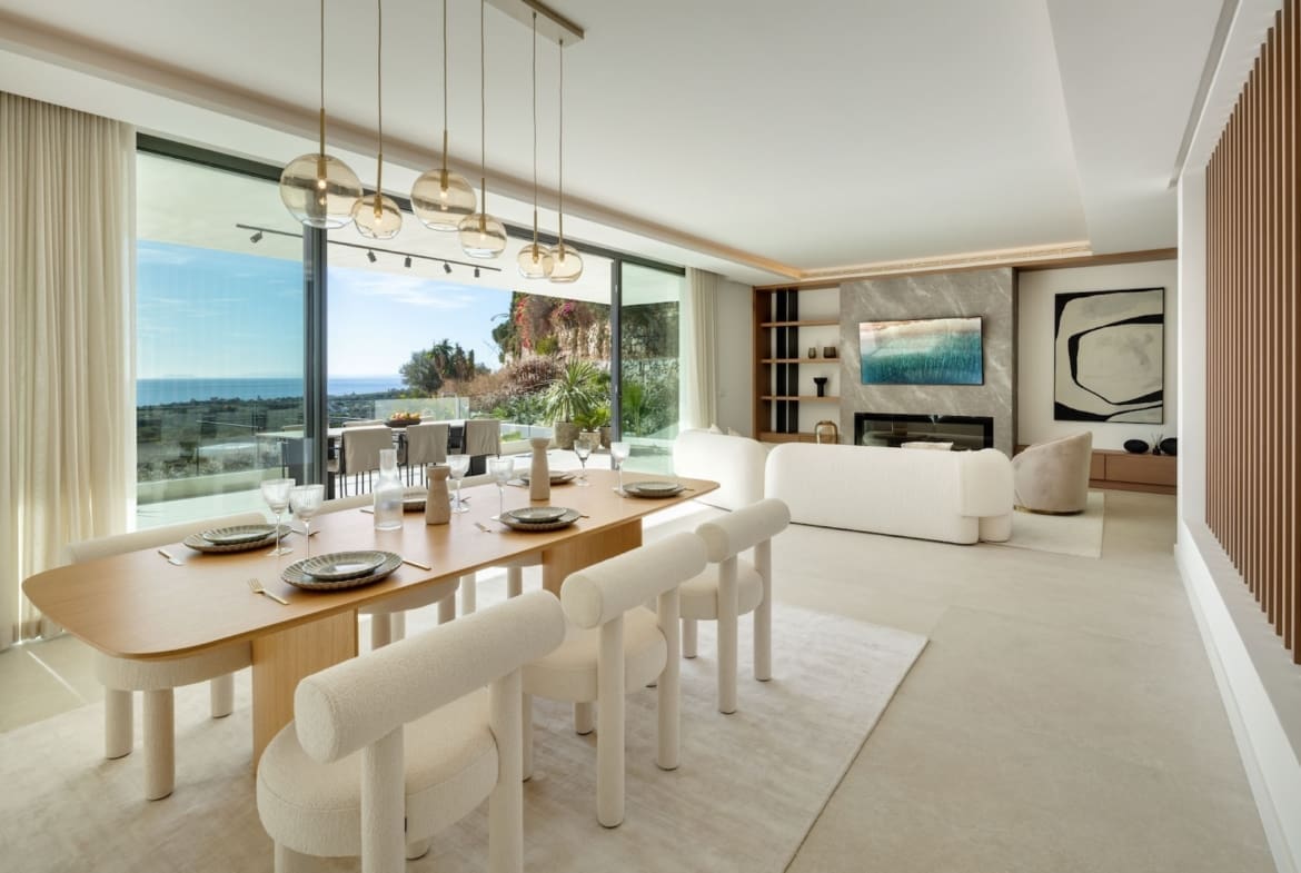 Villa Ember luxury villa in Elviria Marbella East with sea views and private pool by MDR Luxury Homes