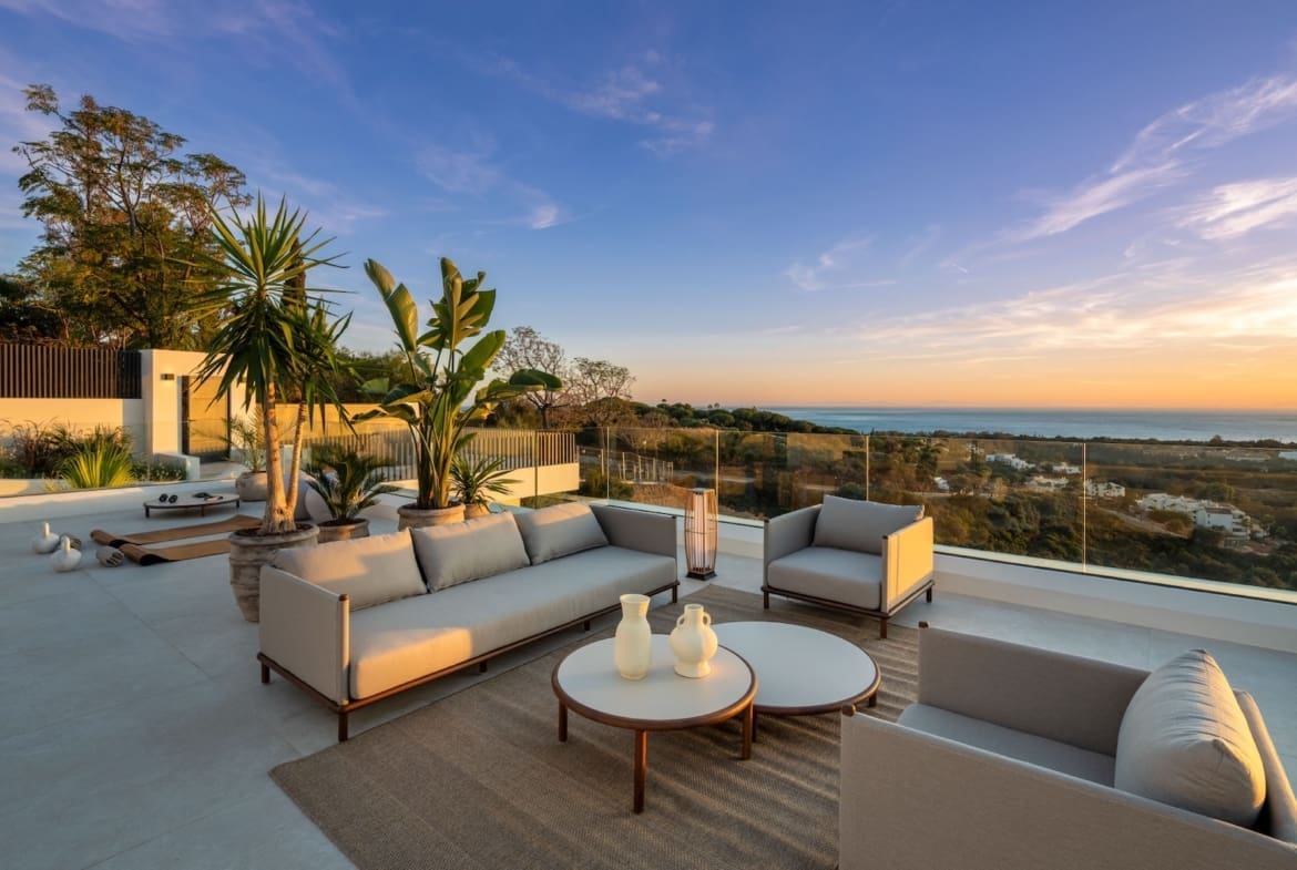 Villa Ember luxury villa in Elviria Marbella East with sea views and private pool by MDR Luxury Homes