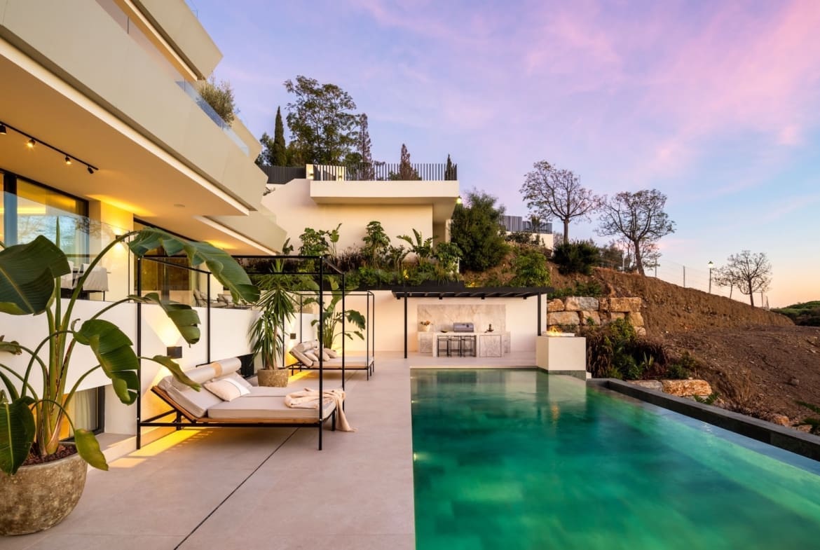 Villa Ember luxury villa in Elviria Marbella East with sea views and private pool by MDR Luxury Homes