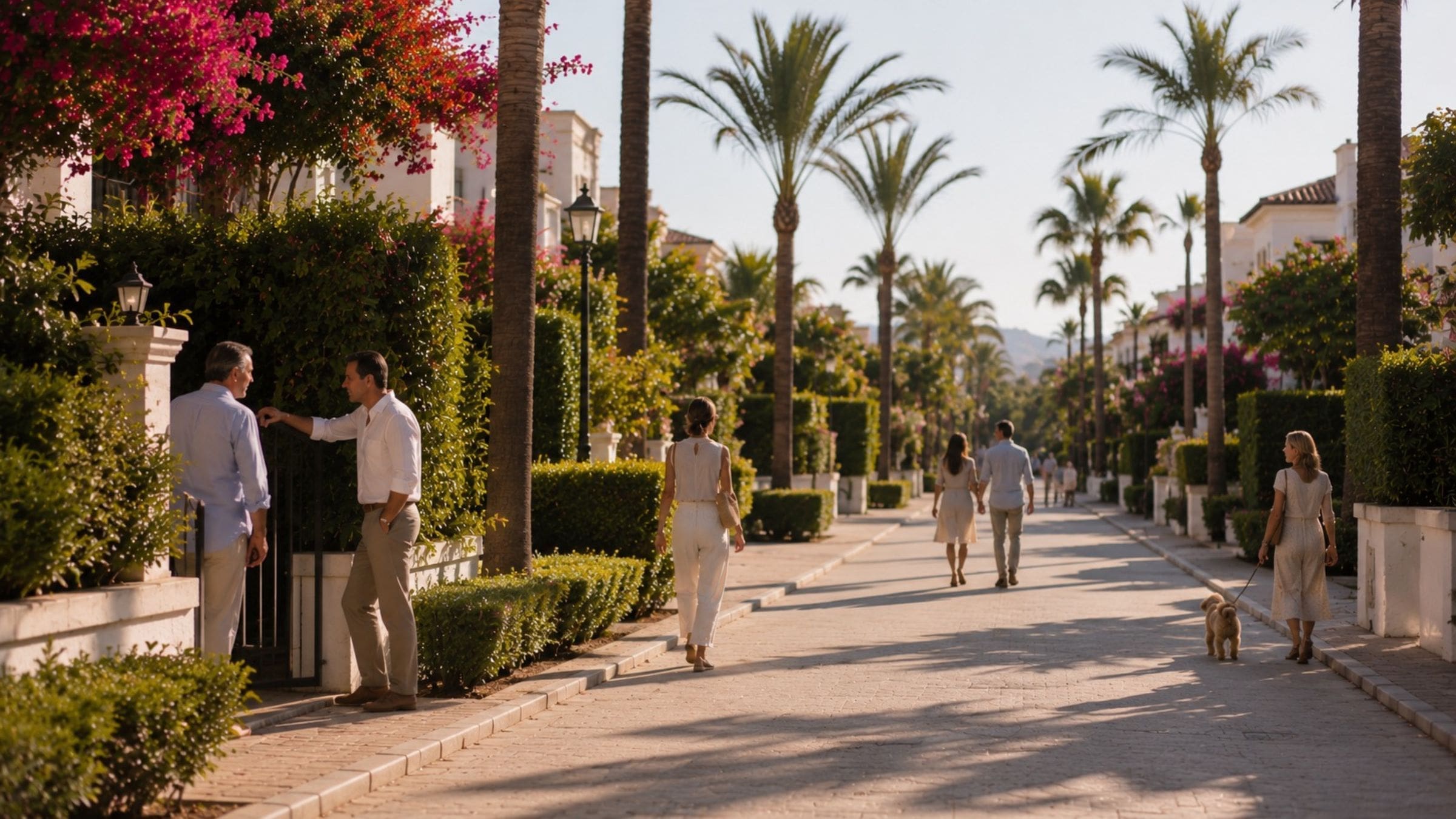 Residentiële buurt aan de Costa del Sol die laat zien waarom de omgeving belangrijker is dan de woning zelf.